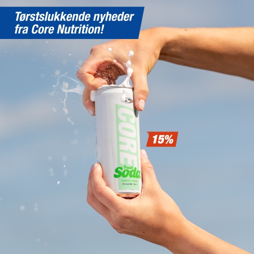 Nyhed! Core Energy Drink + Core Proteinvand 15 %